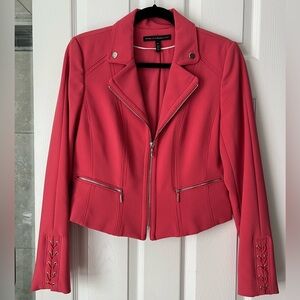 White House Black Market Blazer/Jacket size 10 coral/pink